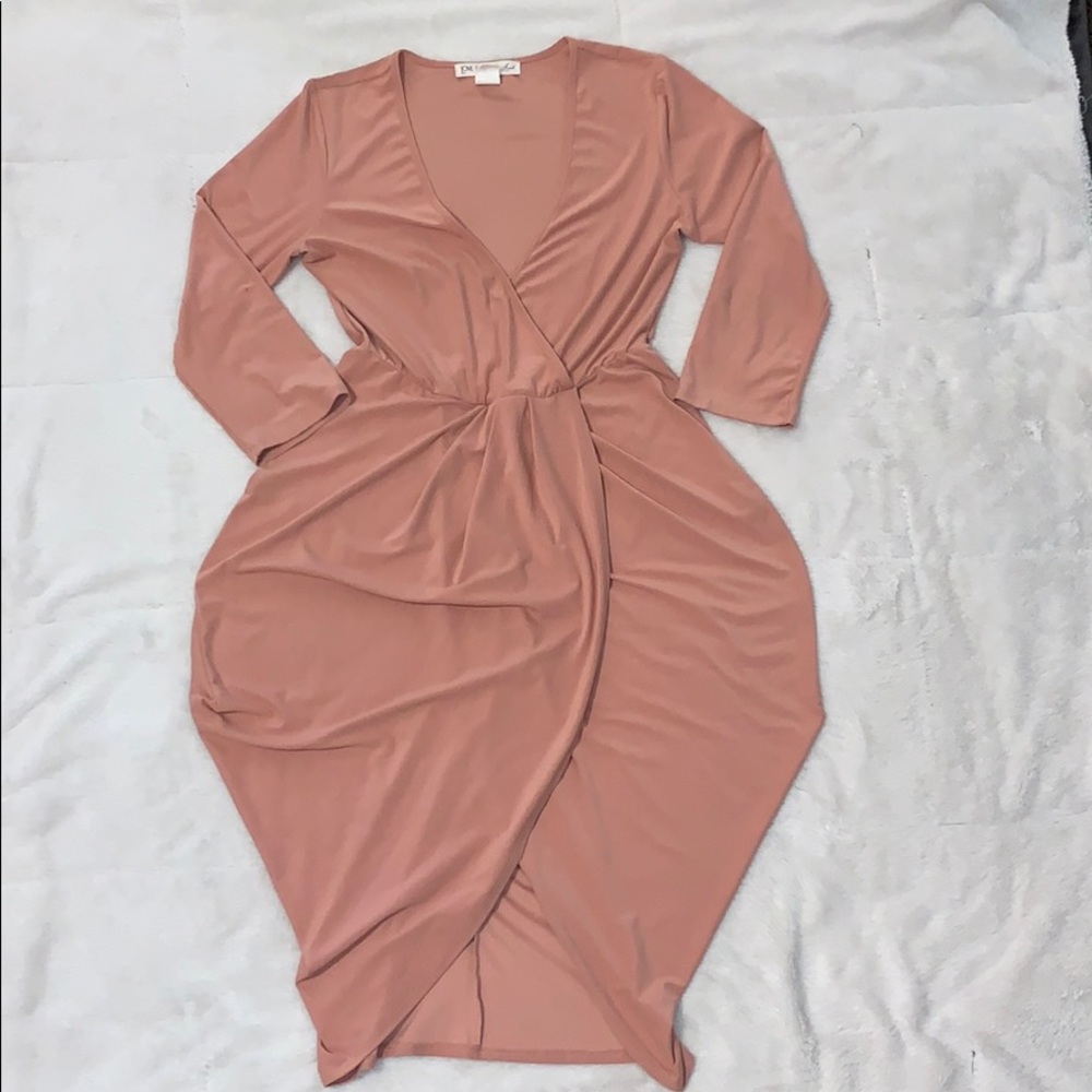 V-neck dress